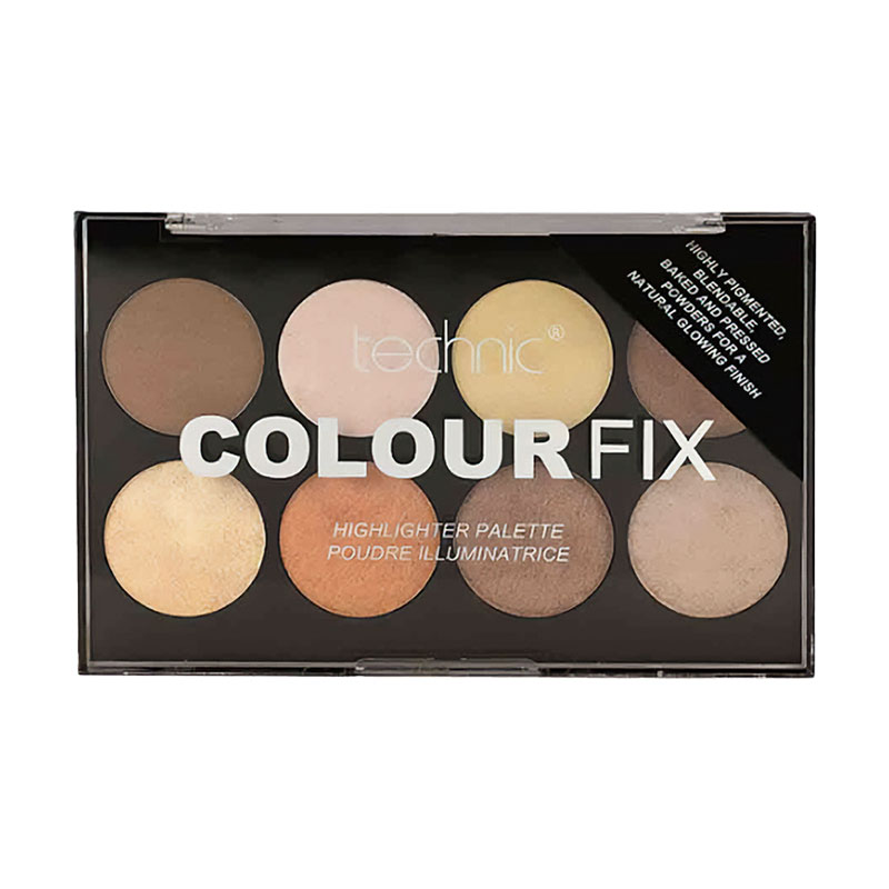 Палетка хайлайтерів для обличчя technic Colour Fix Highlighter Palette, 15.6 г
